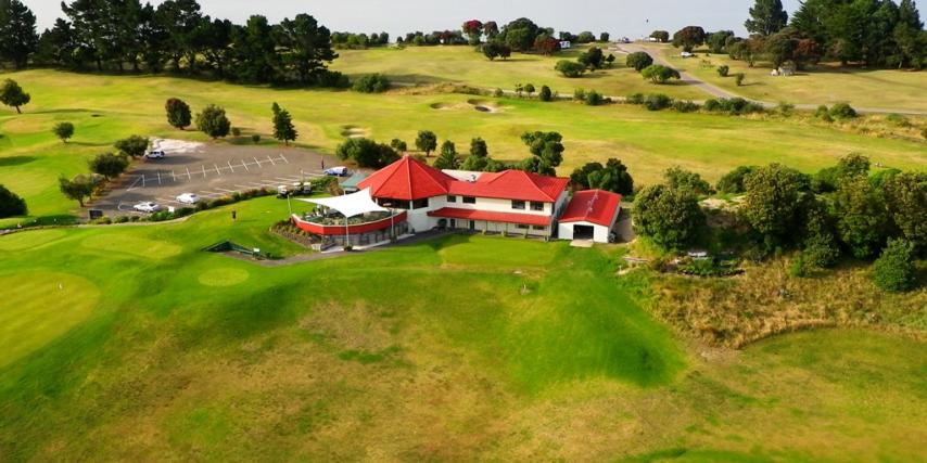 Aerial view of Ohope Golf Club