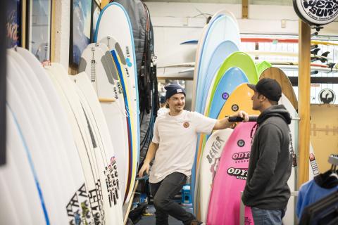 Buying a surfboard