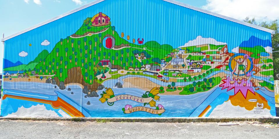 Waipu Caves, New Zealand Mural - Murals Your Way