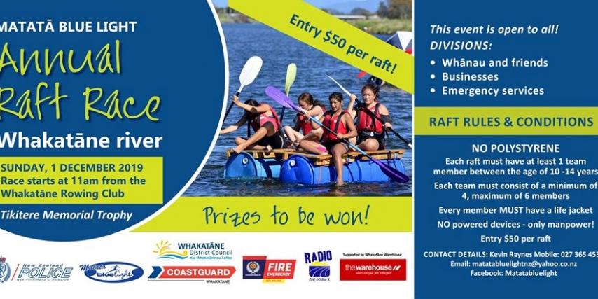 Annual Whakatane River Raft Race