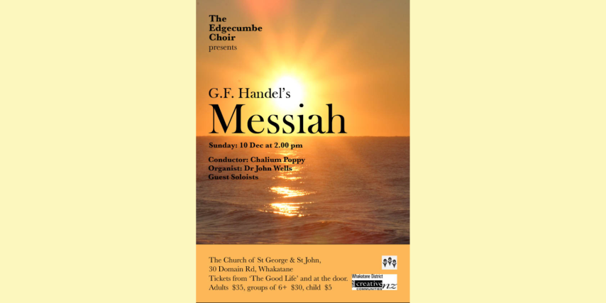 The Edgecumbe Choir presents G.F. Handel's Messiah