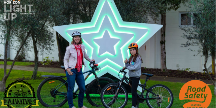 Light Up Your Bike as part of Trust Horizon Light Up Whakatāne