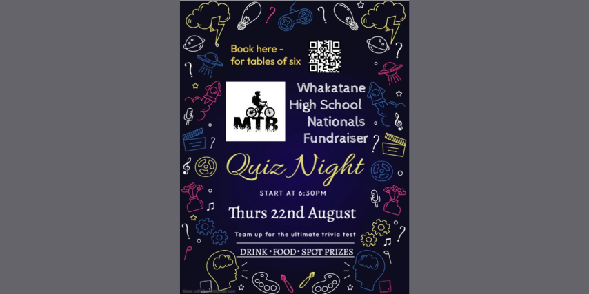 Whakatane High School Mountain Biking Quiz Night