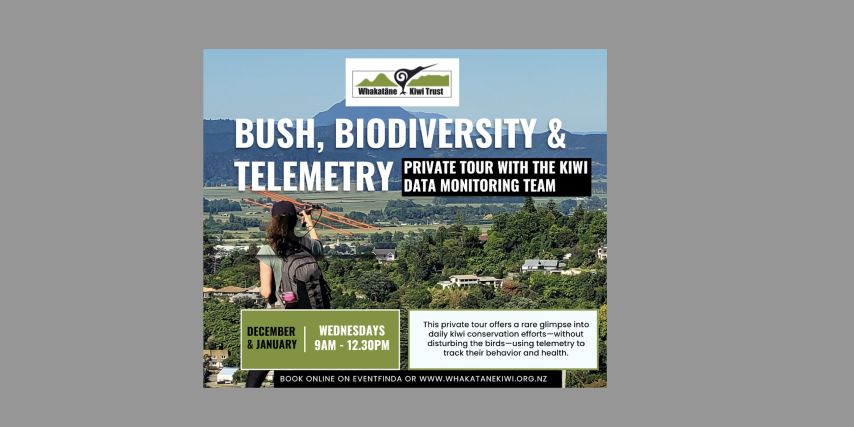 Bush, Biodiversity and Telemetry Private Tour