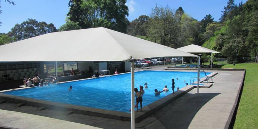 Awakeri Hot Springs, main pool