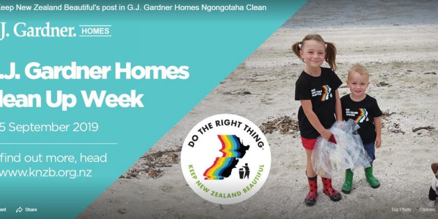 KPNZ G.J. Gardner Homes Clean Up Week