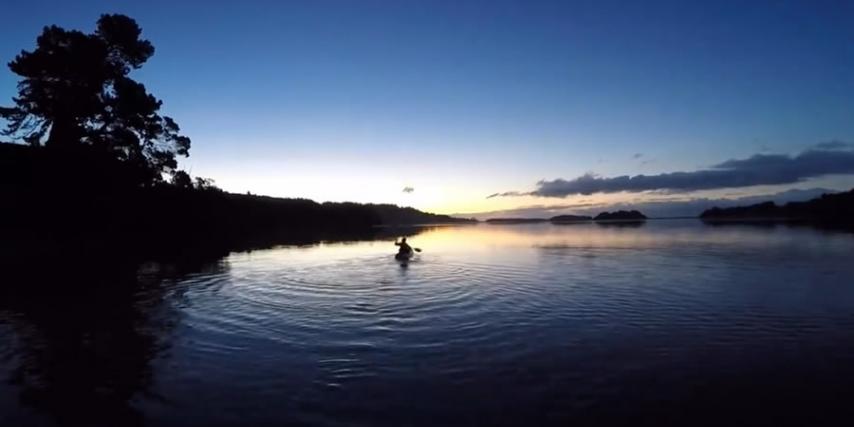 Full moon kayaking