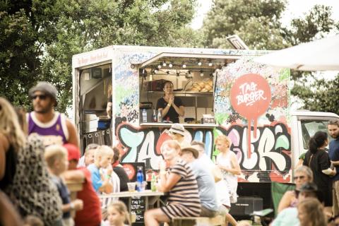 Food truck at Local Wild Food Challenge Event