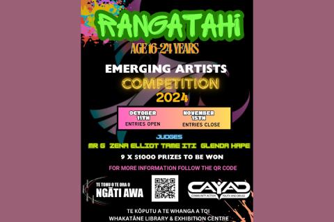 Rangatahi Emerging Artists Competition