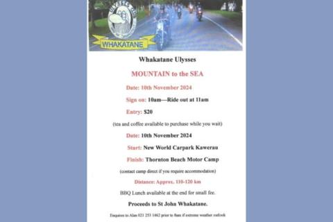 Mountain to Sea Charity Motorcycle Ride