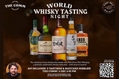 Around the World Whisky Tasting with Phil at The Comm