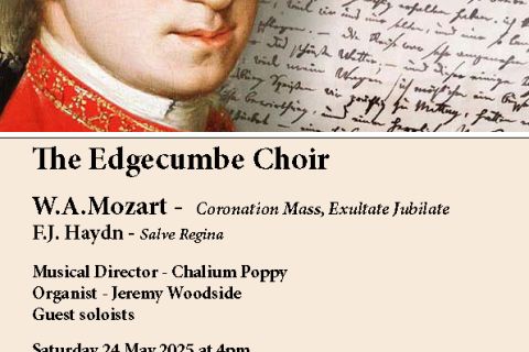 Edgecumbe Choir presents Mostly Mozart