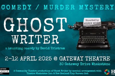 Theatre Whakatāne presents Ghost Writer